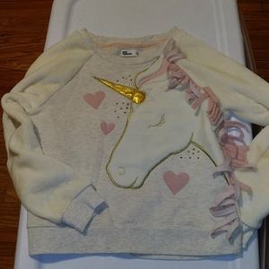 Girls pink unicorn sweater/legging